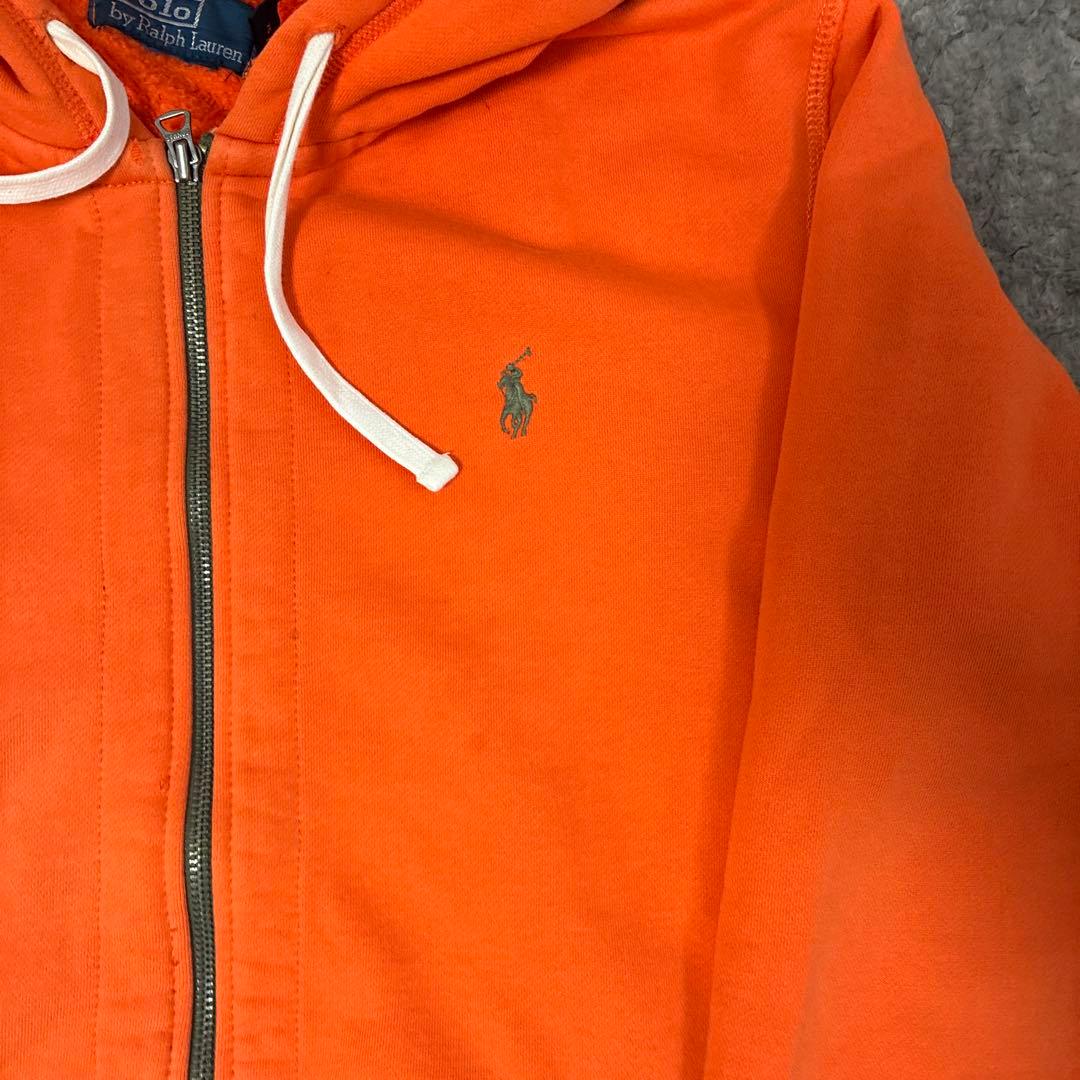 【希少】90s Polo Ralph Lauren ジップパーカー 裏サーマル