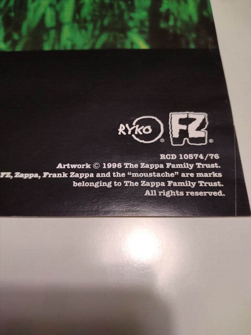 FRANK　ZAPPA　LATHER フランク・ザッパ　レザー　ポスター