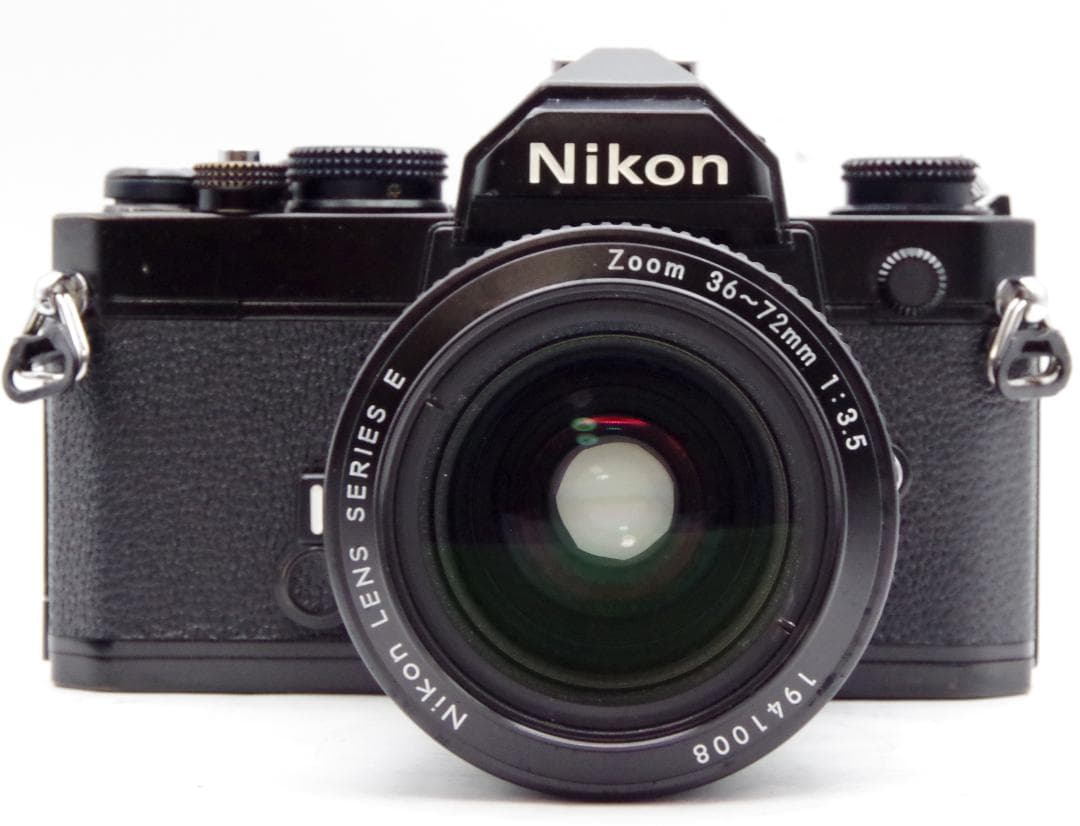 ニコン FM ブラックボディ Zoomレンズ36～72㎜ F3.5 レンズセット