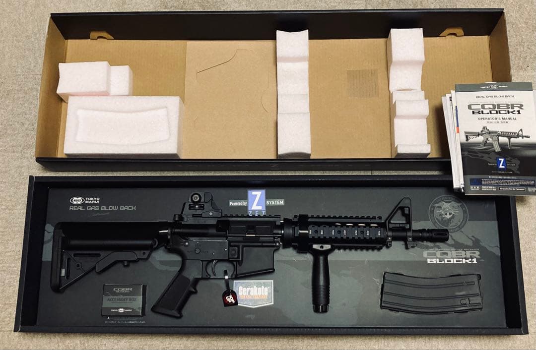 東京マルイ CQBR BLOCK1 ガスブローバック ＆ドットサイト