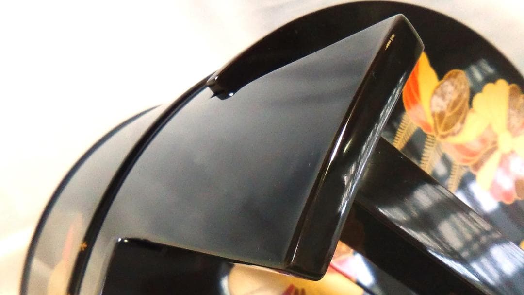 【 角藤弘悦作 手桶水指 】　輪島塗　菊桐文蒔絵　茶道具　未使用保管品