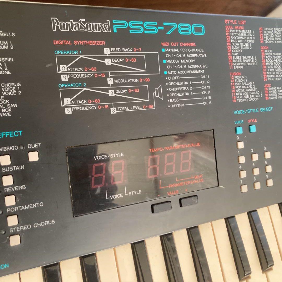 YAMAHA PSS-780 ヤマハ　シンセサイザー　動作確認済
