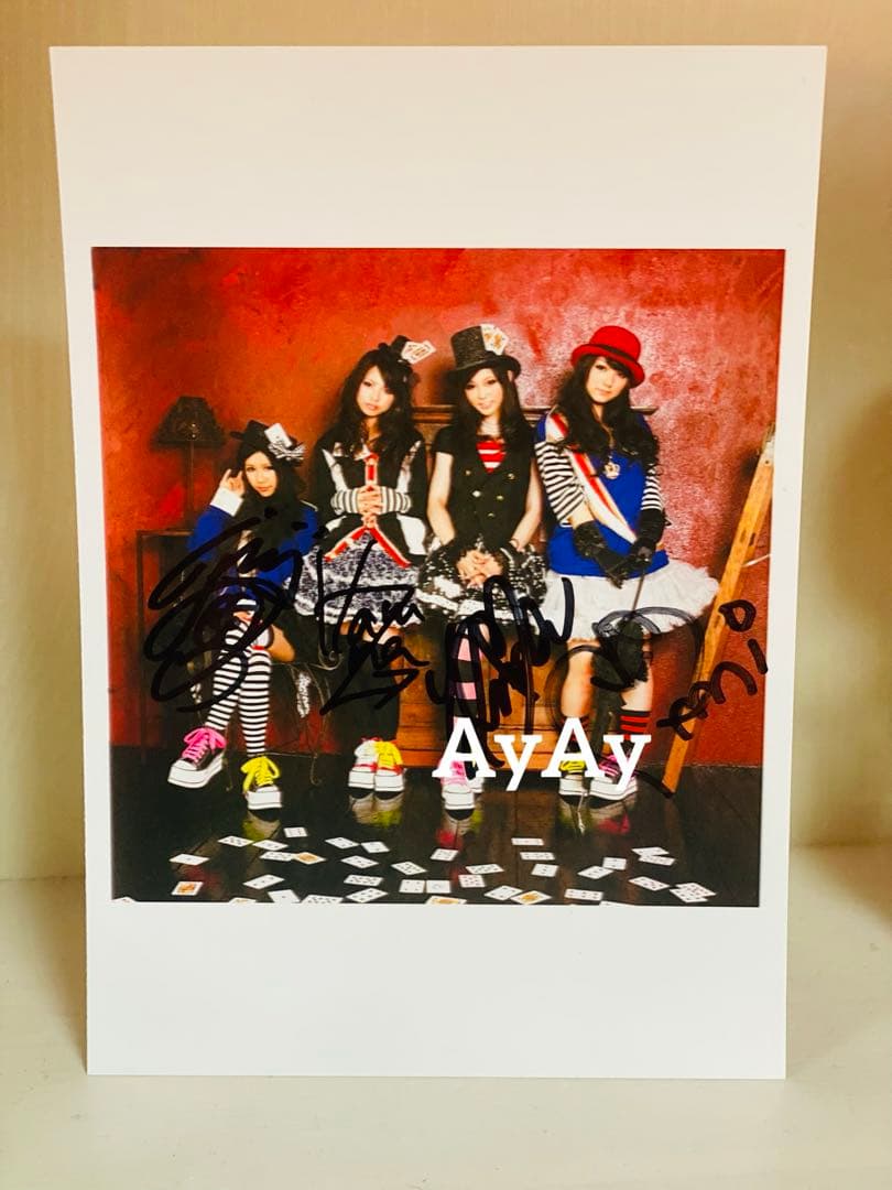 SCANDAL直筆サイン入りポラ