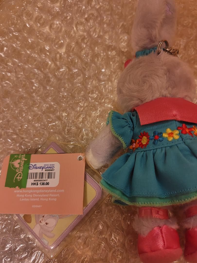香港ディズニー 　ステラルーぬいぐるみキーチェーン　スプリング2018