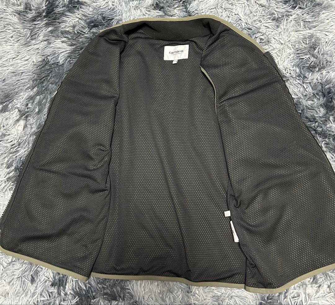 【美品】Carhartt オリーブ ジップアップベスト　ELMWOOD VEST
