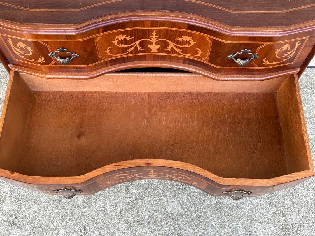 ヴェローナクラシック 猫脚 2段チェスト イタリア製 ヨーロピアン アンティーク