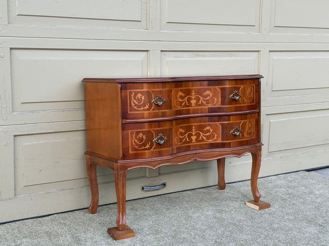 ヴェローナクラシック 猫脚 2段チェスト イタリア製 ヨーロピアン アンティーク