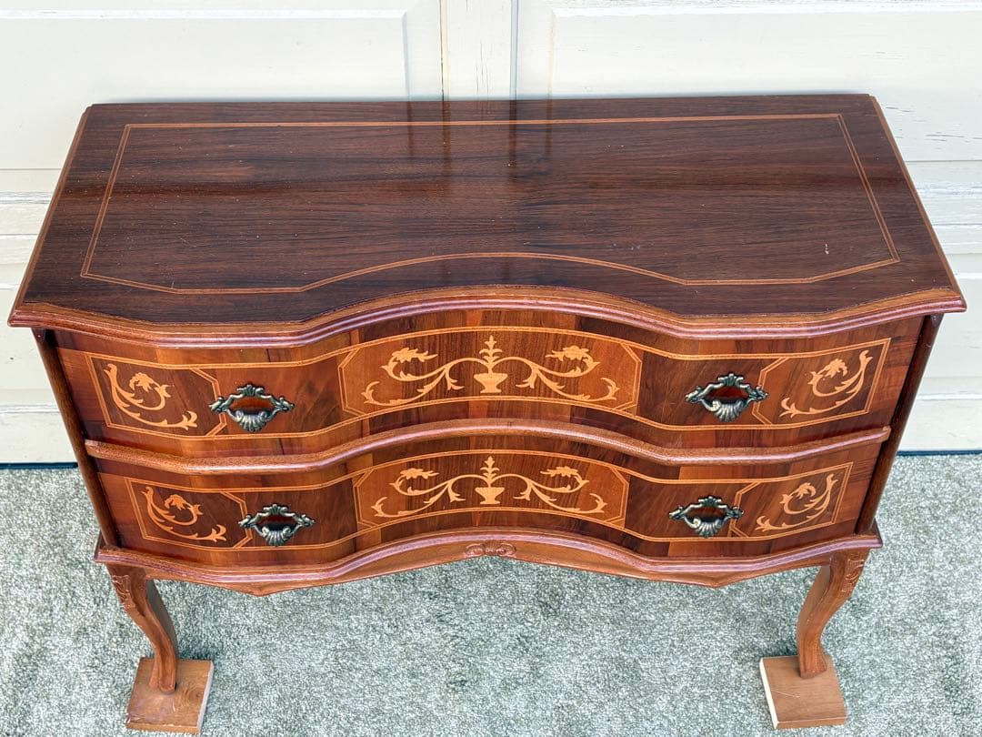 ヴェローナクラシック 猫脚 2段チェスト イタリア製 ヨーロピアン アンティーク