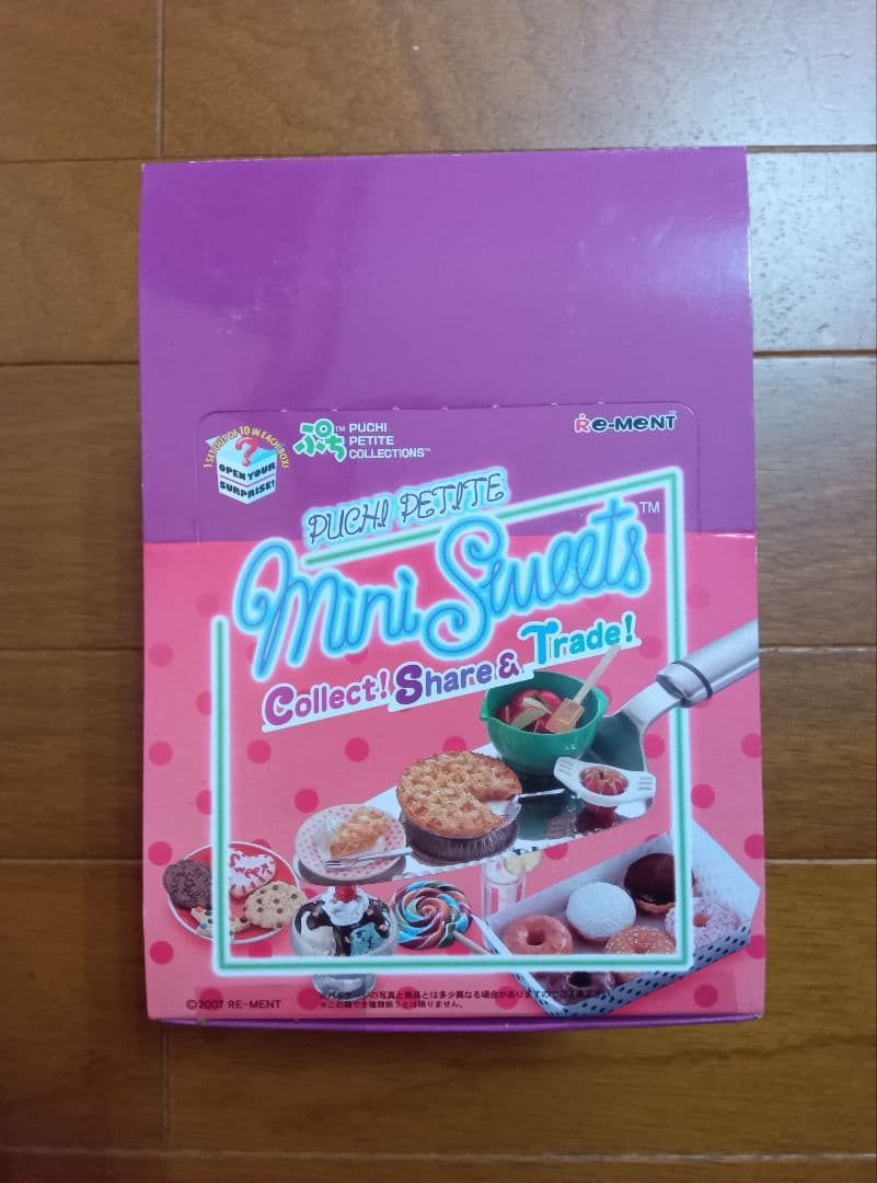 楽一番公式アカウント03　ぷちサンプル ミニスイーツ 完全未開封品1BOX