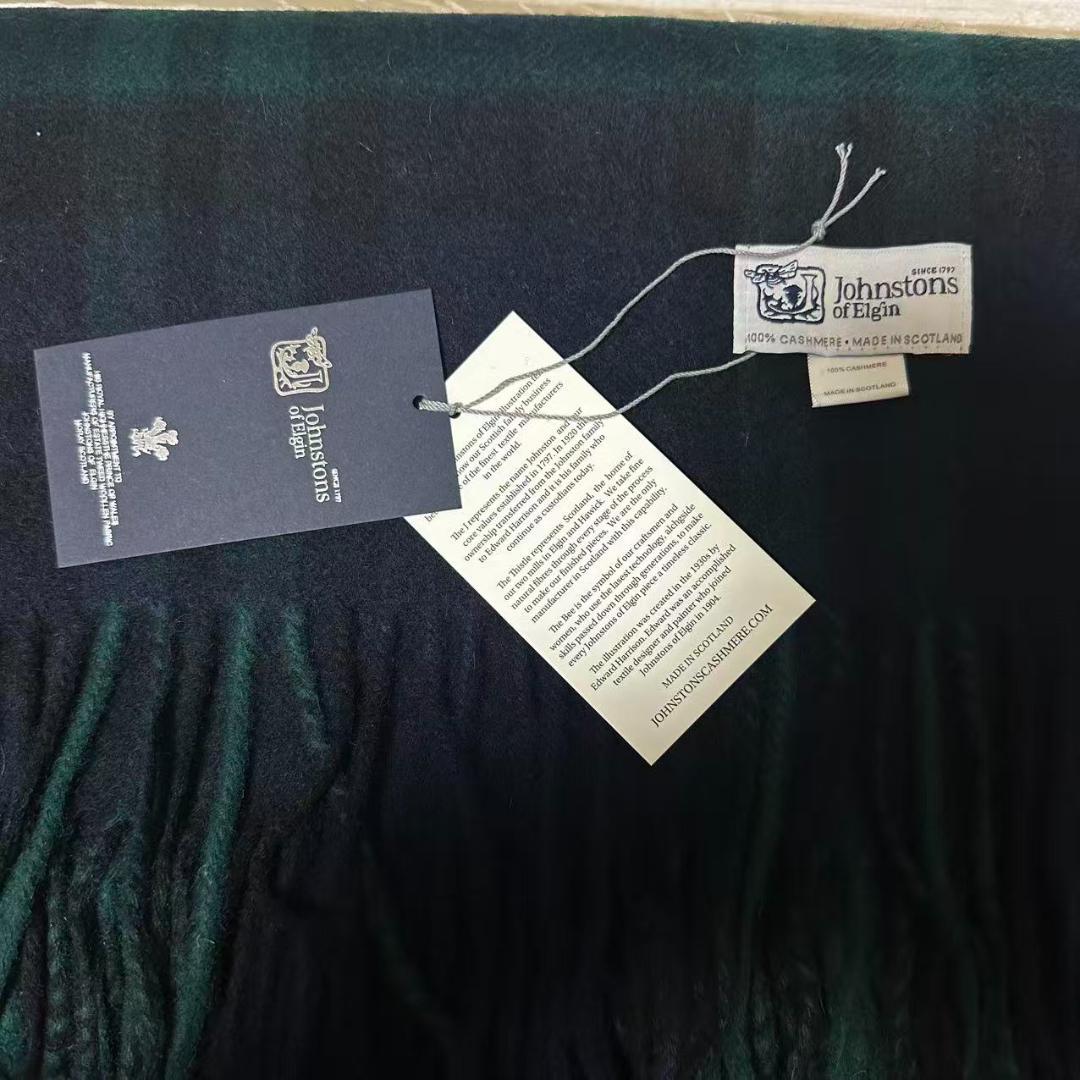 J*U様 JOHNSTONS ジョンストンズ　大判 マフラー ブラックウォッチ