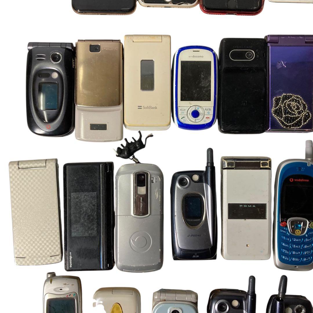A*P様 【メ0109-19】ガラケースマホタブレット ジャンク品 42台まとめ