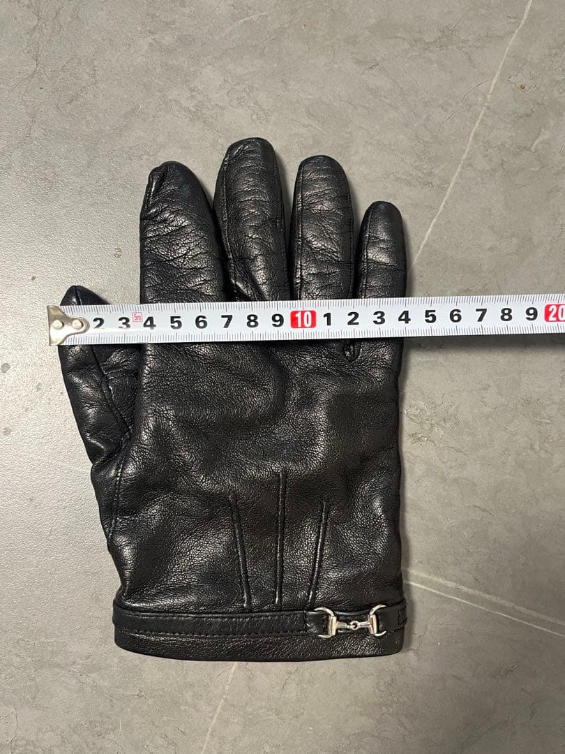 GUCCI レザー手袋 革手袋　グッチ　レザーグローブ