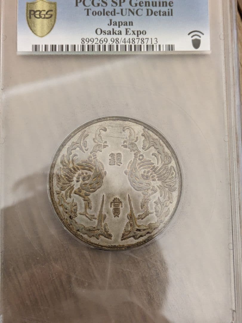 1915 大阪万博 記念メダル、大型銀貨