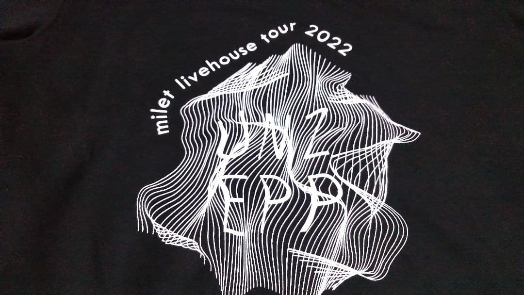 MILET ミレイ UNZEPP ライブハウスツアー 2022 パーカー 黒 M