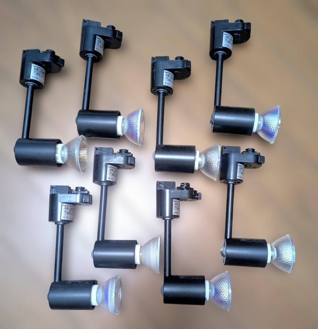 メルダクトレール用LEDライト25個セットASE940195黒