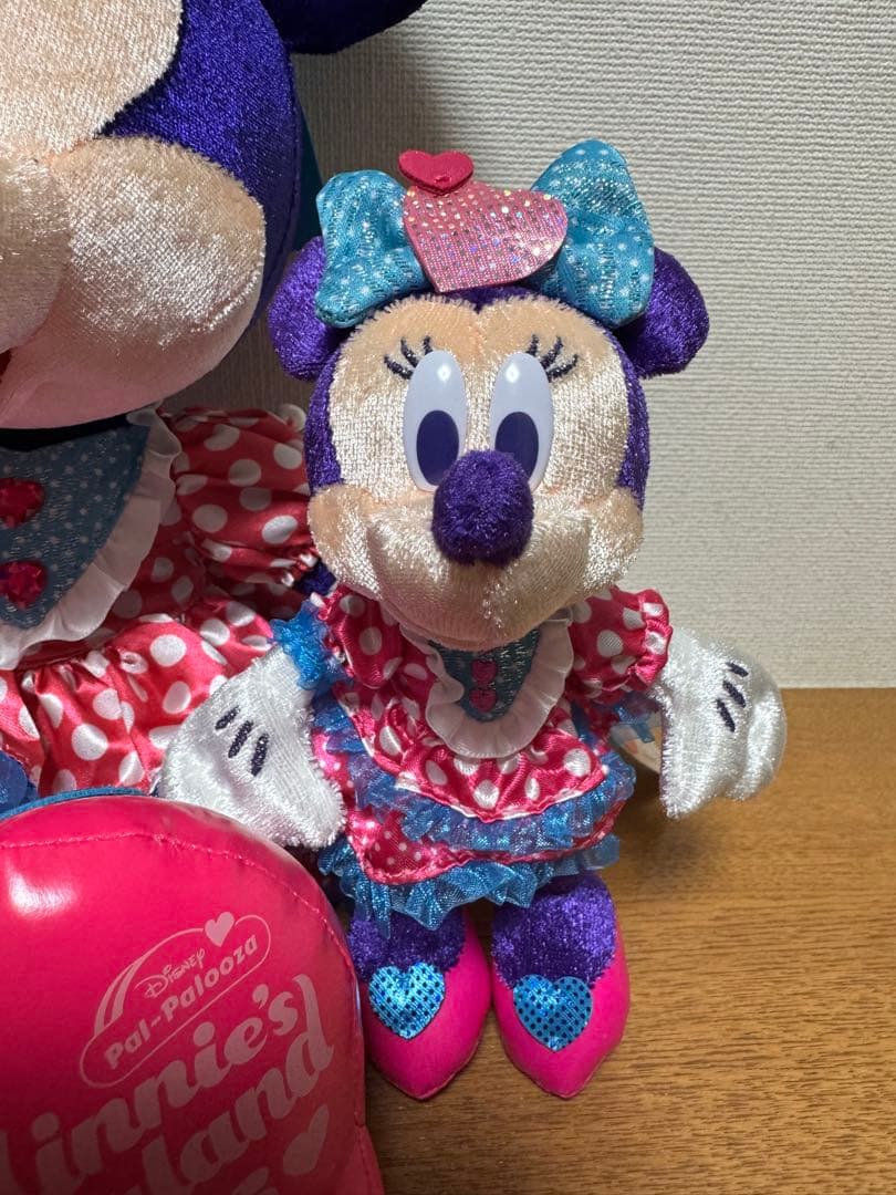 ミニー パルパルーザ ぬいぐるみ ぬいぐるみバッジ ミキミニ 3点セットパルパル