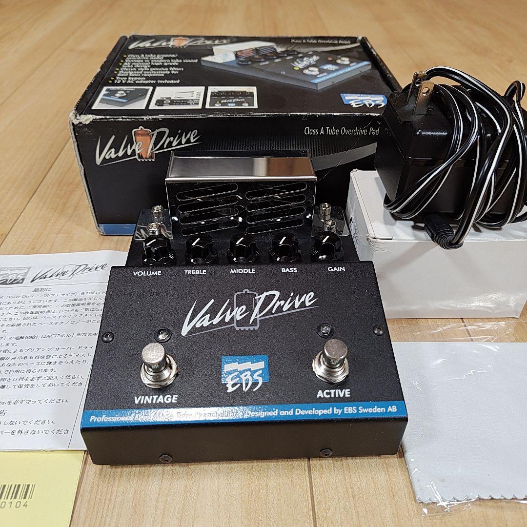 真空管 プリアンプ エフェクター EBS Valve Driveオーバードライブ