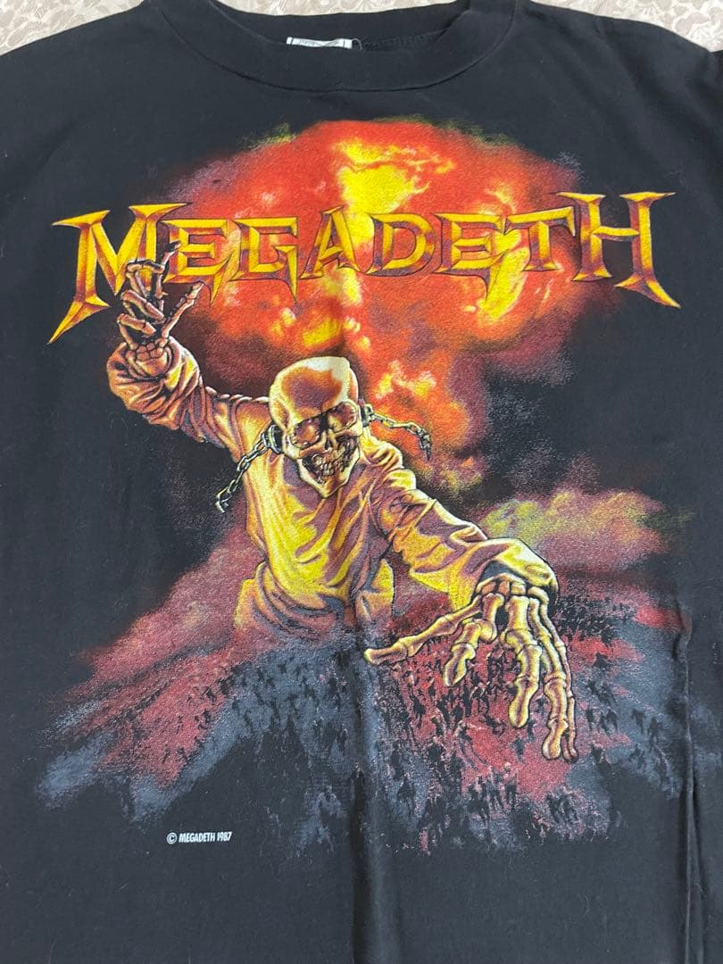 お値下げします！MEGADETH メガデス　Tシャツ　1988年　来日時購入