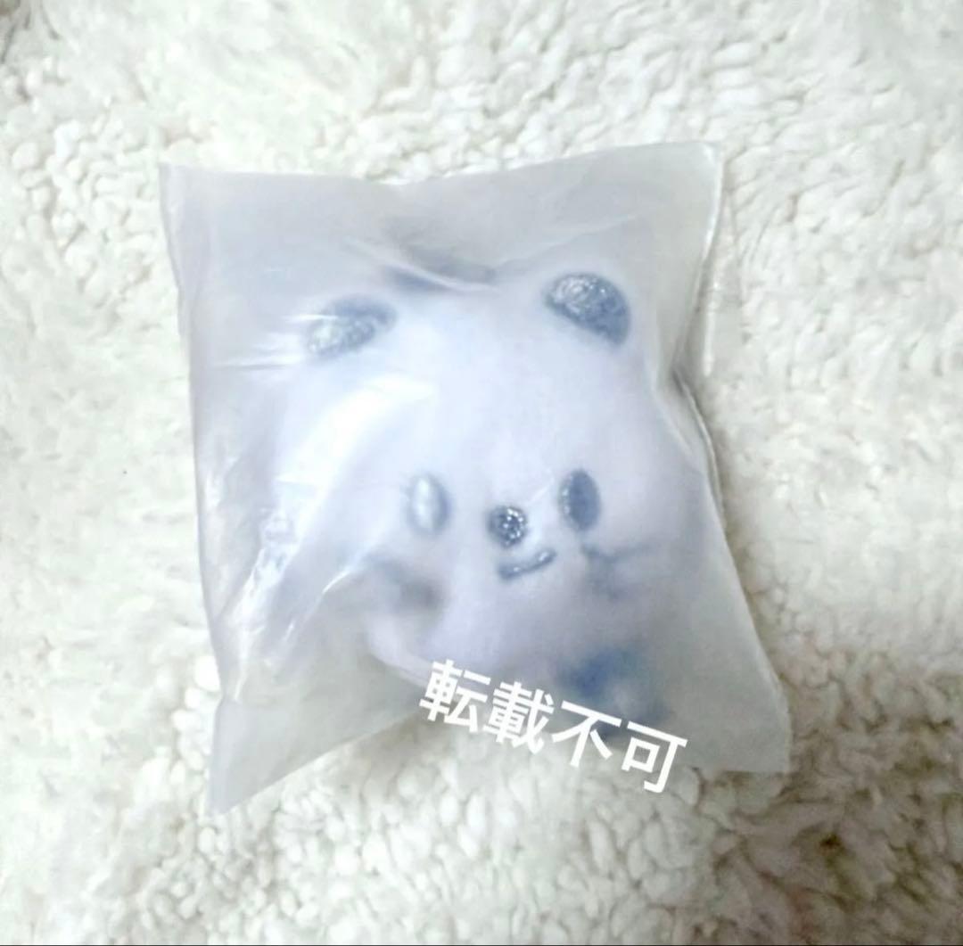 ヒョンジン plush bag マグネット lying シルバー キーリング