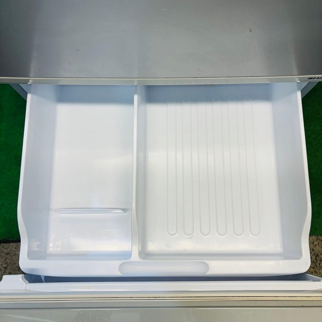 SHARP 350L 冷蔵庫 両開き 大容量 2019年製【地域限定配送無料】