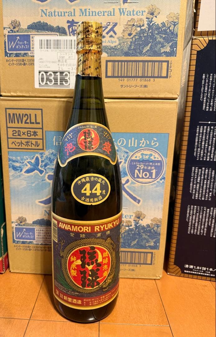 未開封 琉球泡盛 琉球ゴールド 古酒 1800ml 44度