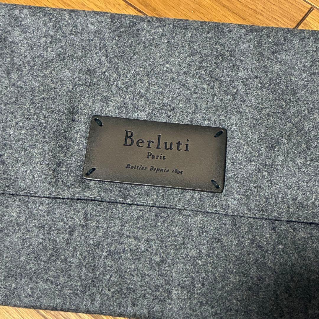 Berluti スペシャルオーダー限定 レザータグ 特注 保存袋 財布