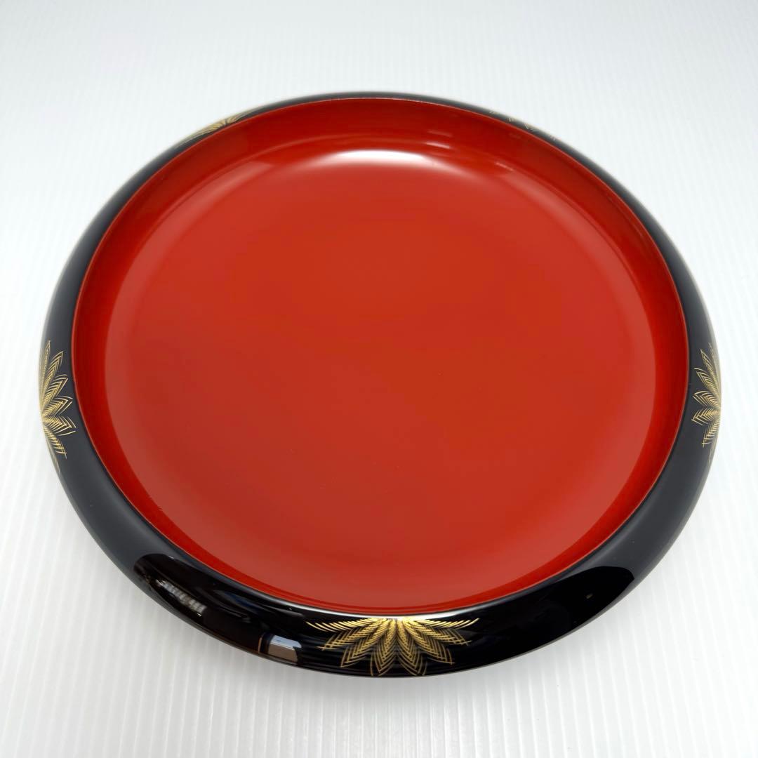 未使用 越前塗 沈金 漆皿 菓子器 喰籠 和食器 高級 伝統工芸 陶芸