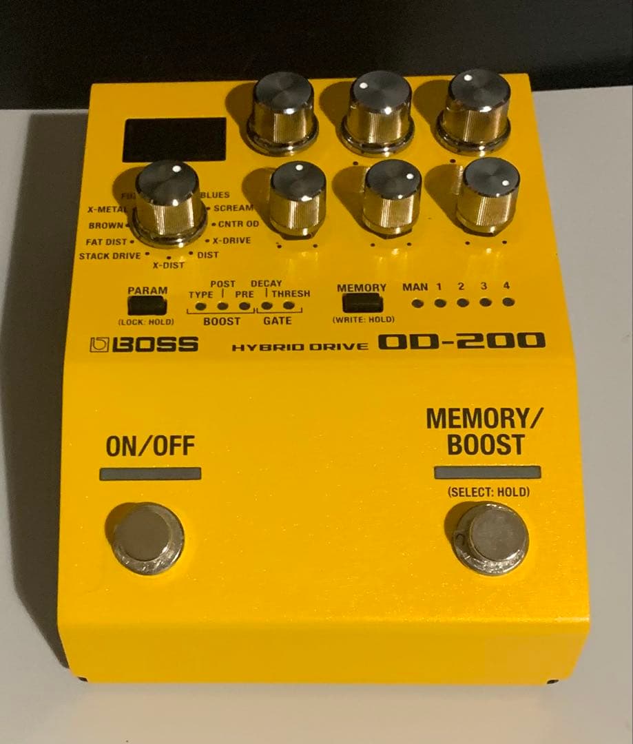 ギター BOSS HYBRID DRIVE OD200
