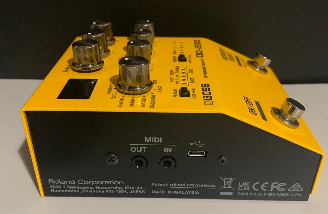 ギター BOSS HYBRID DRIVE OD200