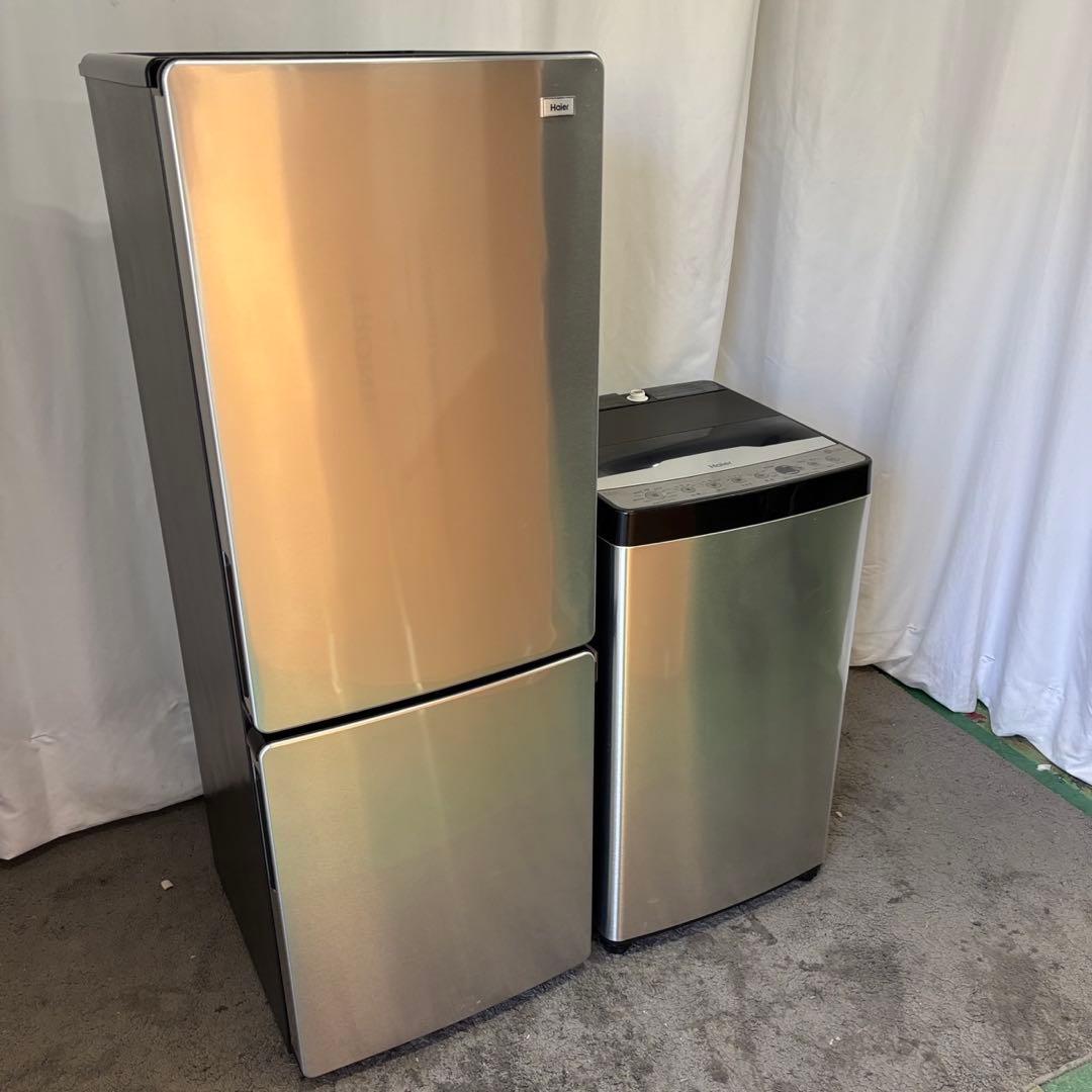 59⭕️冷蔵庫　洗濯機　haier　一人暮らしセット　安い　設置無料　24年