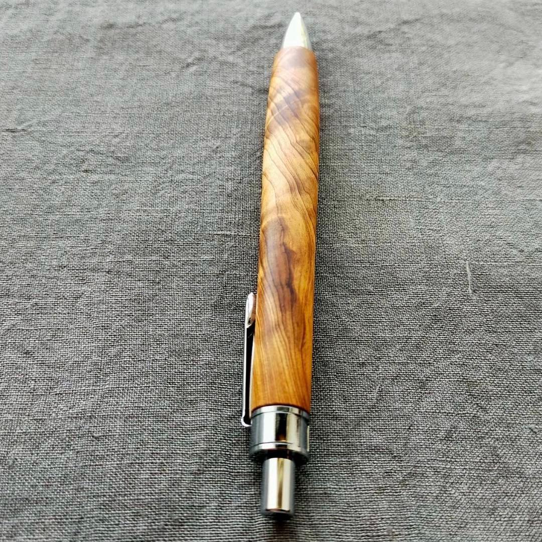 【専用】　屋久杉　光明杢　KATO201 ボールペン　シルバー