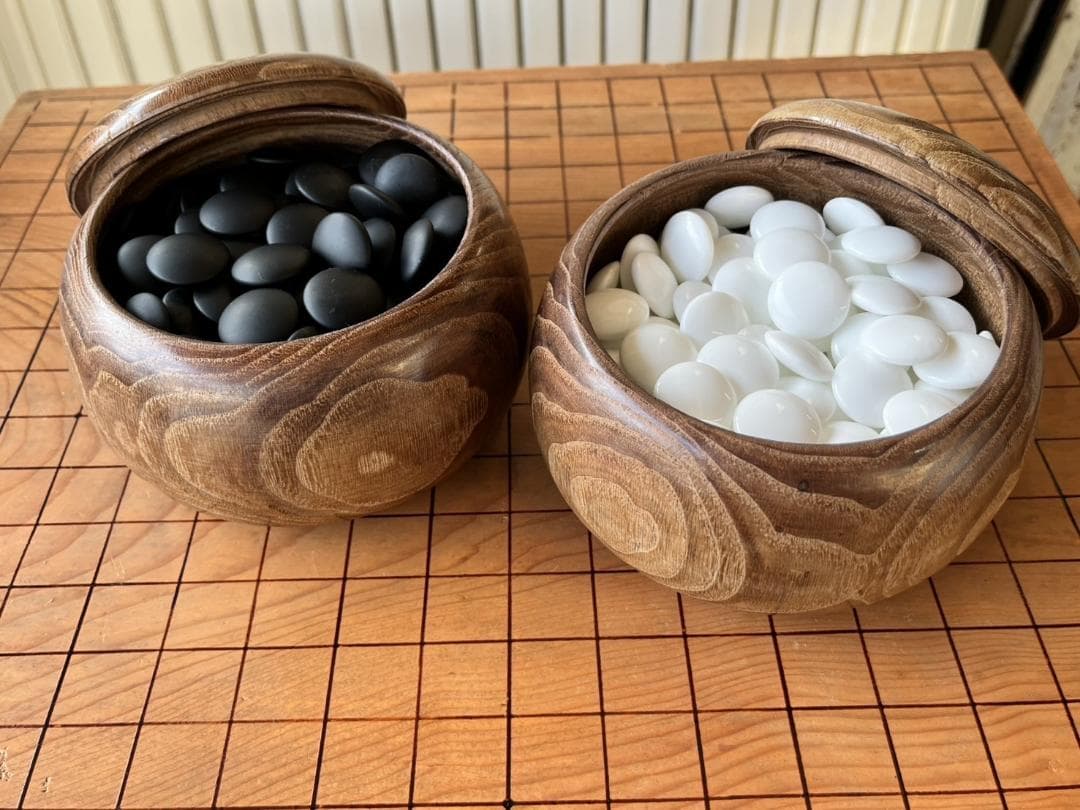 囲碁盤　碁石　セット　木製　脚付き　ヘソあり　囲碁