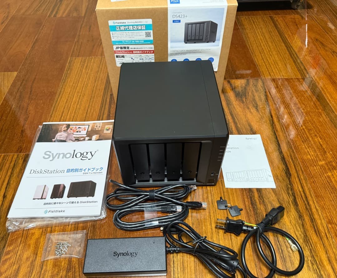 Synology DS423+ NAS【HDD 2TB×4 8TB付】