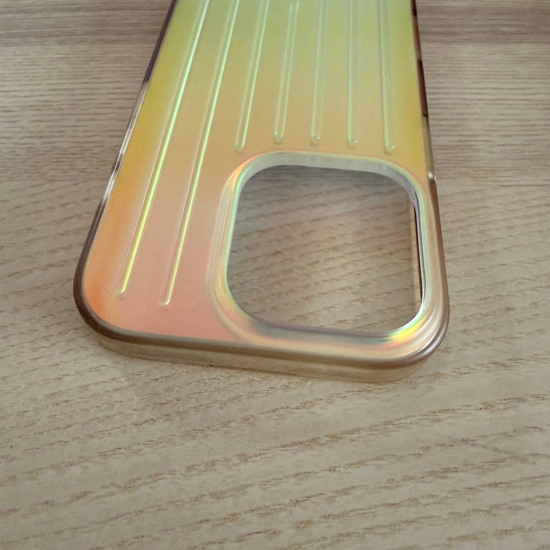RIMOWA iPhone 16 Pro ケース オーロラピンク