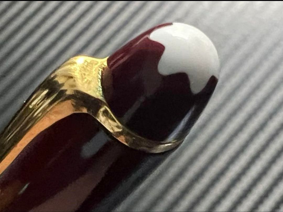 モンブラン マイスターシュテュック 144 万年筆 M 中字 ボルドー 全金