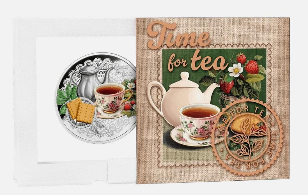 2025年ニウエ　ティータイム銀貨　限定777枚