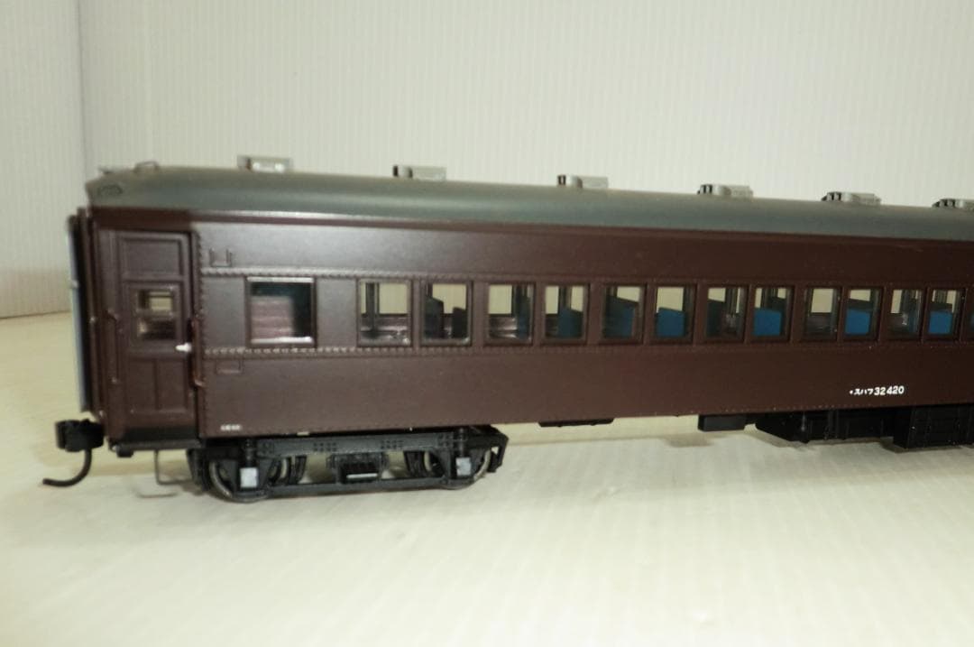 HOゲージ 天賞堂 32系国鉄旧客車 スハ32形・スハフ32形 室内灯付
