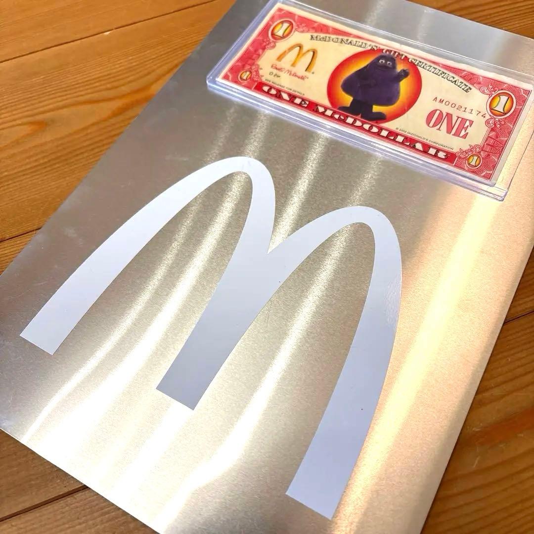 レア　マクドナルド　グリマス　クーポン　ストアディスプレイ　看板　サイン　店舗用