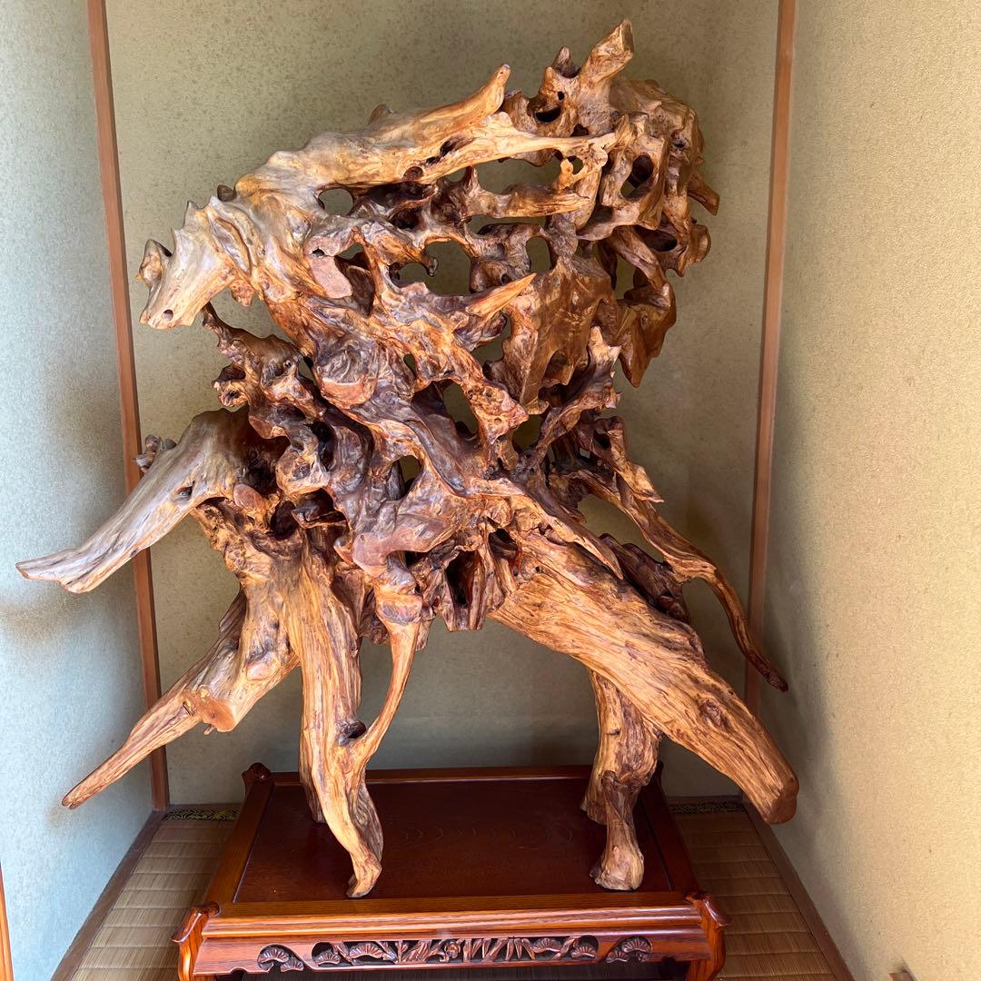 レア 貴重 骨董品 彫刻 アンティーク 家具 流木