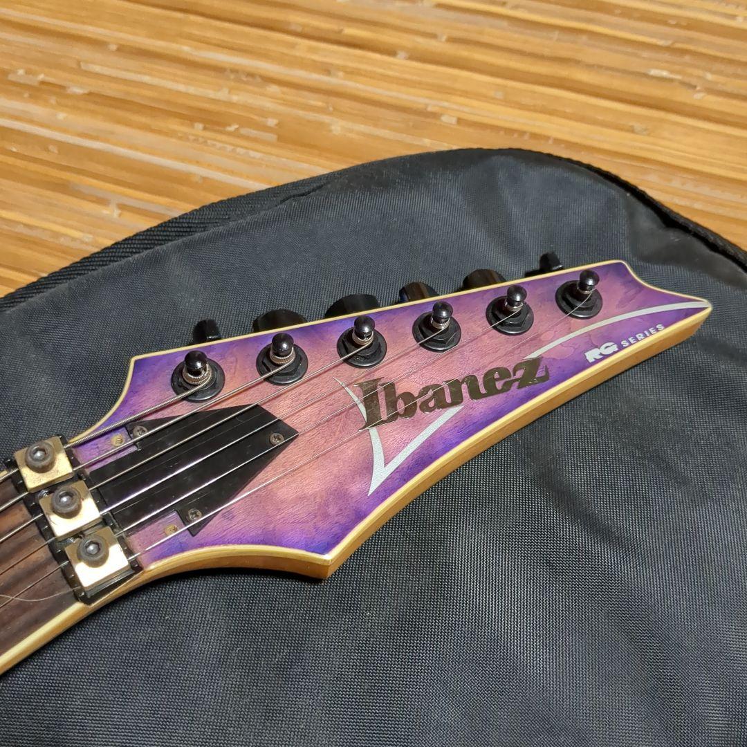 【ジャンク】Ibanez　RG350QM　パープル