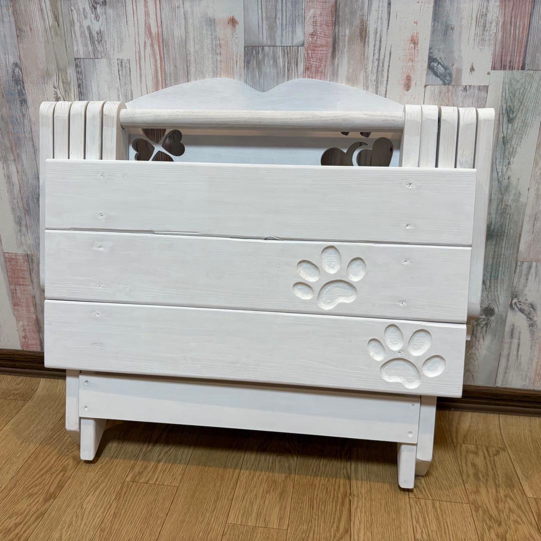 ハンドメイド　ペット用　折りたたみ式　可愛い　ベンチ　撮影用
