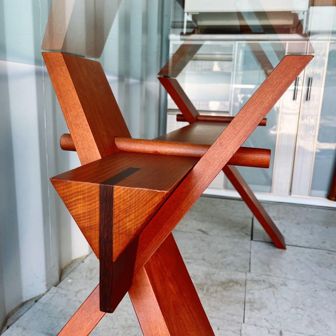 取付無料！IDC大塚家具 ブロスイタリア ピアナ モダンガラスダイニングテーブル