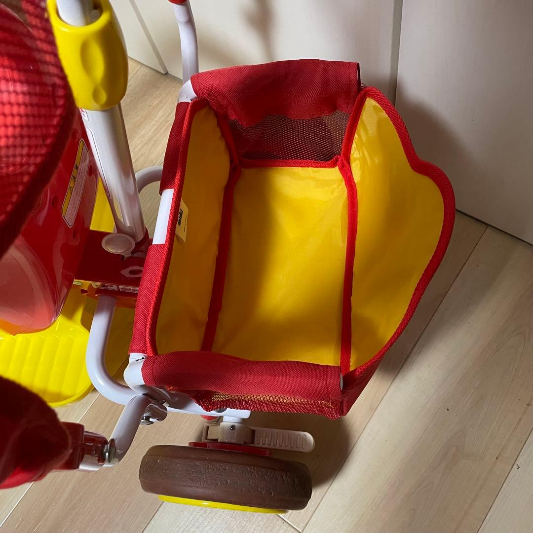 【取説/箱有り】三輪車 アンパンマン アドバンス GOO! S