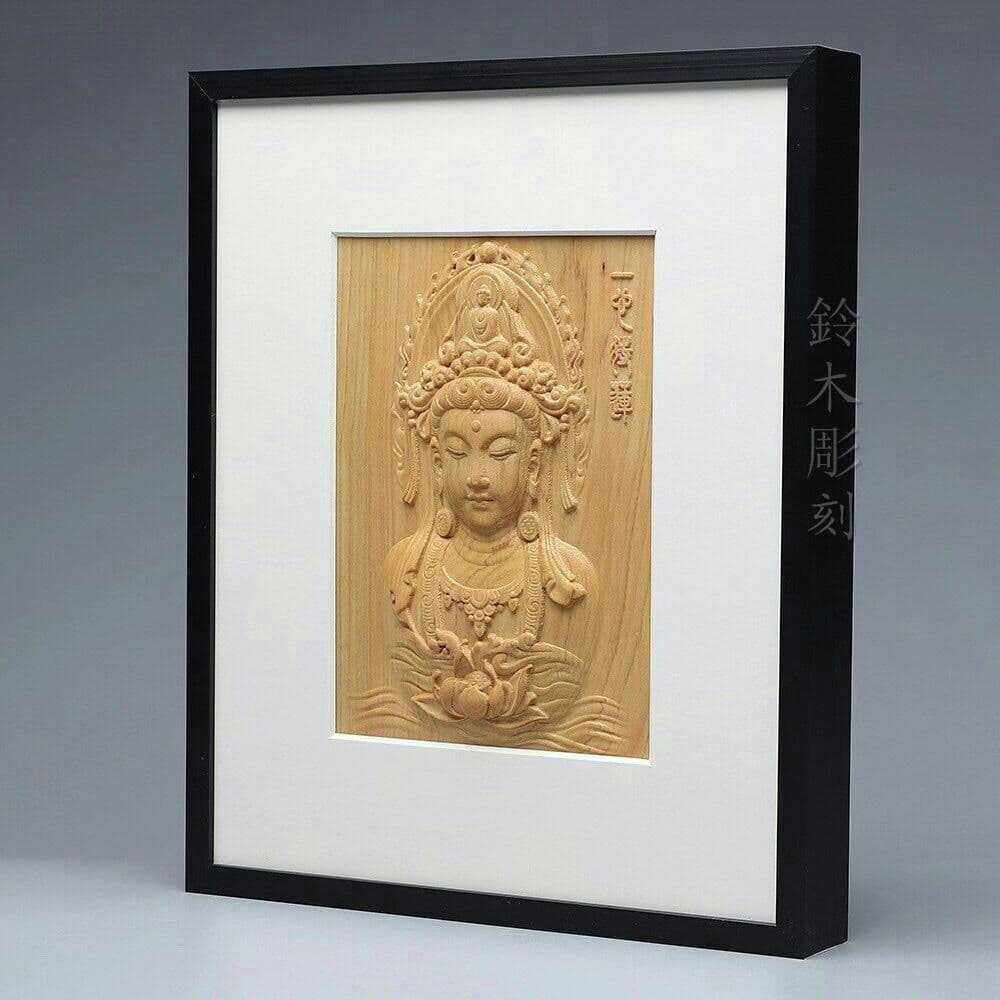 装飾壁画  観音菩薩  仏教  仏像  祈る厄除  彫刻  災難除去