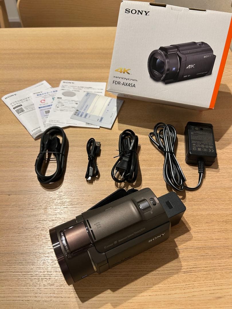 SONY 4K HANDYCAM FDR-AX45A ビデオカメラ 本体