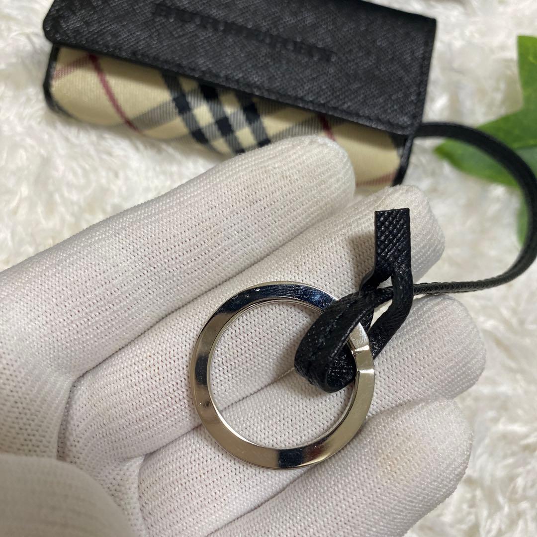 Burberry 4連キーケース　ノバチェック　美品　箱付き　紐付き　お洒落