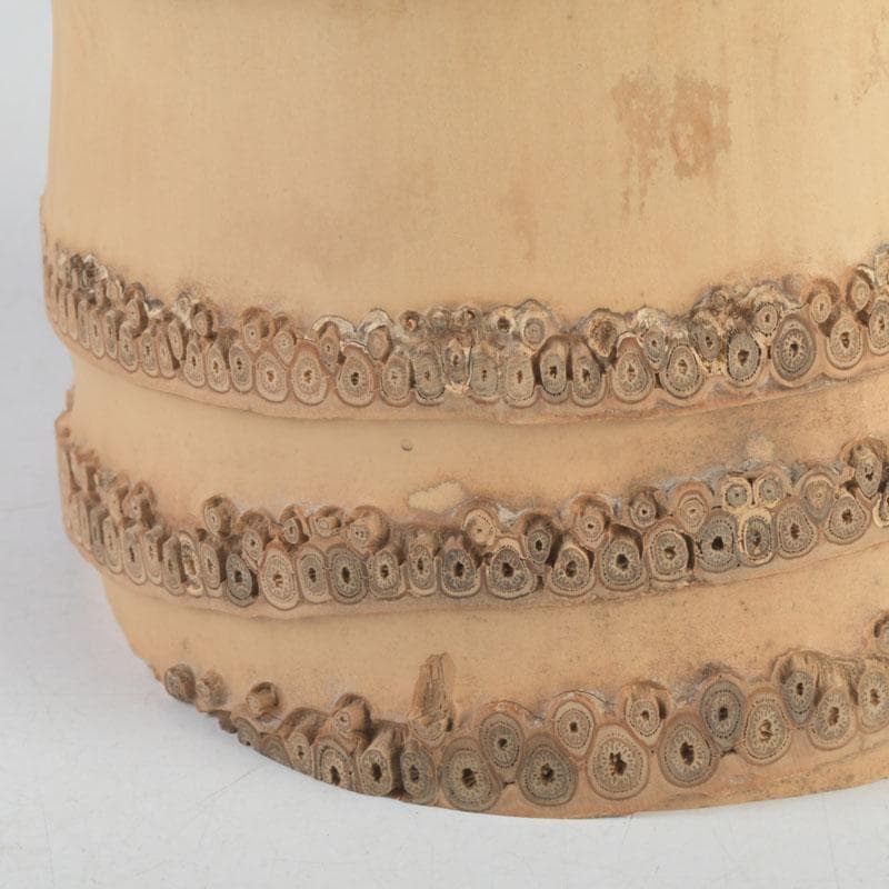 茶道具　淡完作　竹一重切花入　銘好日　紫野　長谷川寛州書付　共布共箱　V9747