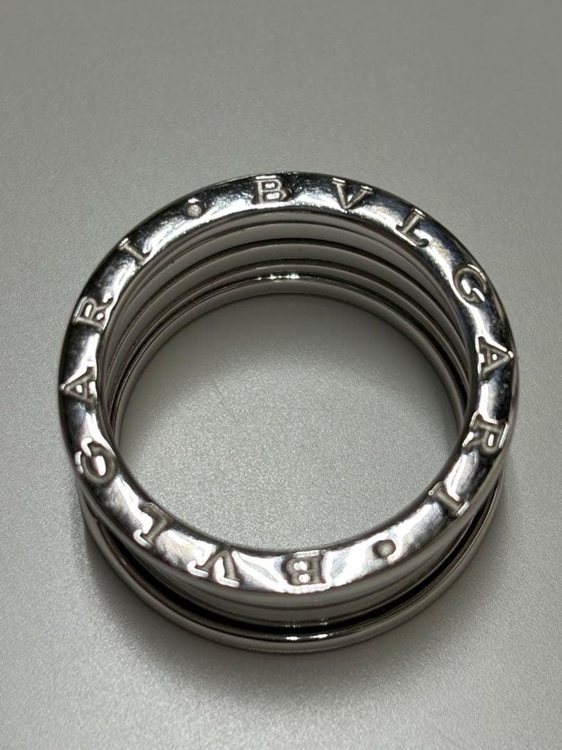 BVLGARIブルガリ　ビーゼロワンリング　ホワイトゴールド60（日本20号）