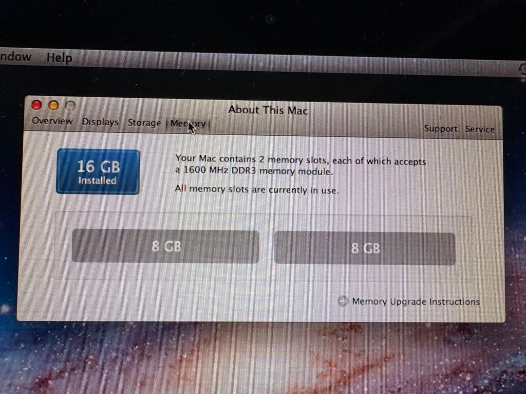 MacBook本体 Macbook Pro Mid 2012 16GB HD:500GB