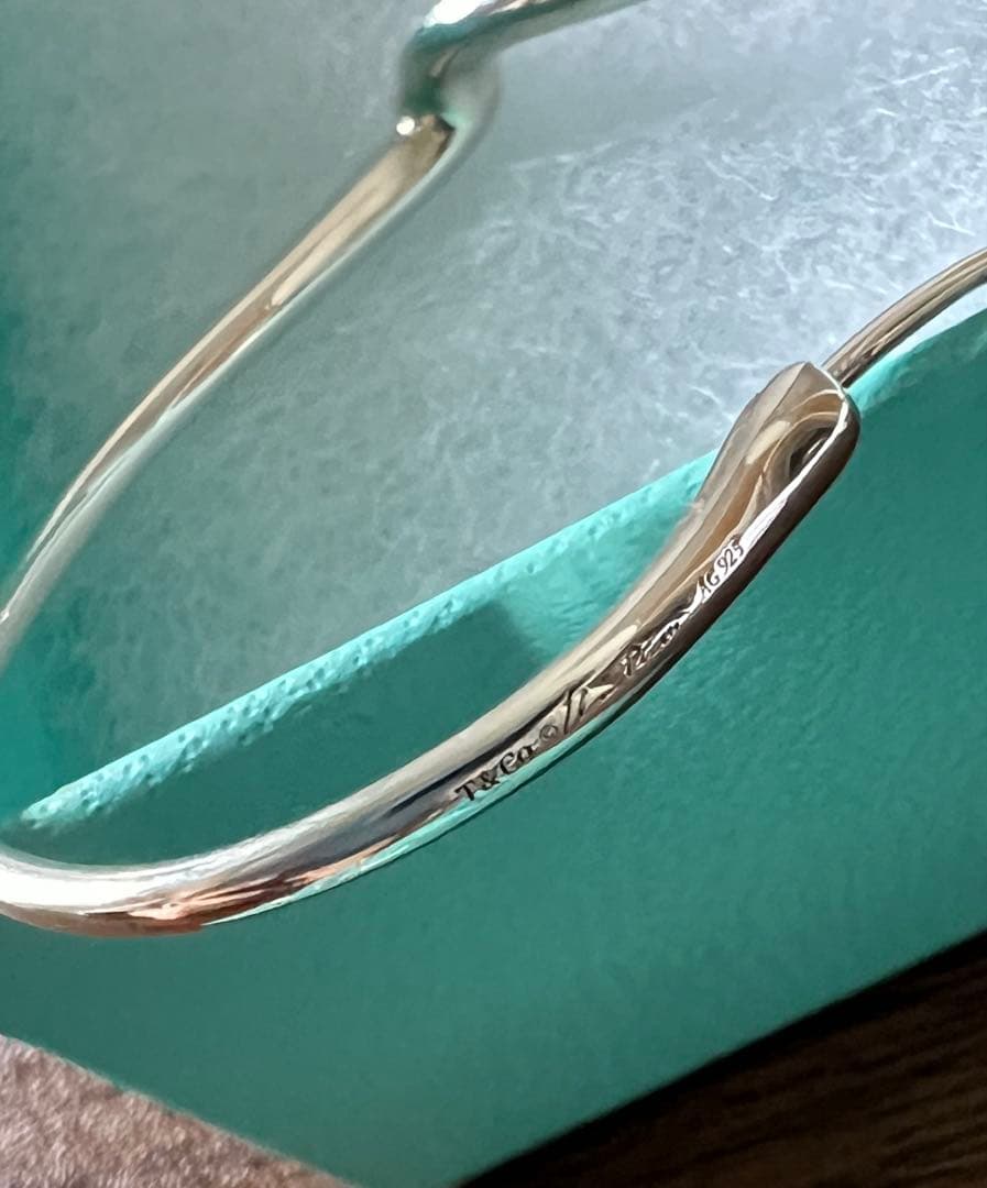 TIFFANY&Coオープンハートフープピアス